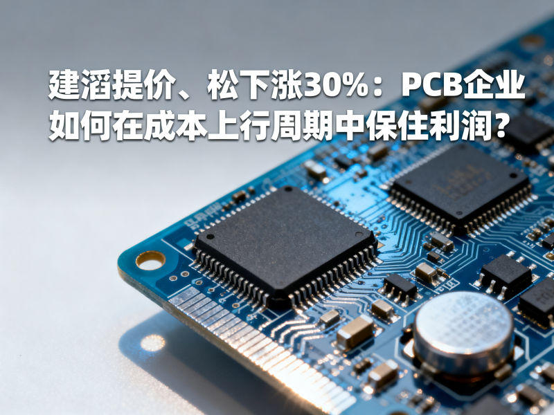 建滔提价、松下涨30%：PCB企业如何在成本上行周期中保住利润？