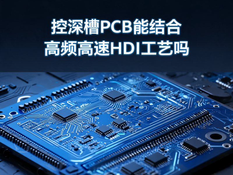 控深槽 PCB 能结合高频高速 HDI 工艺吗