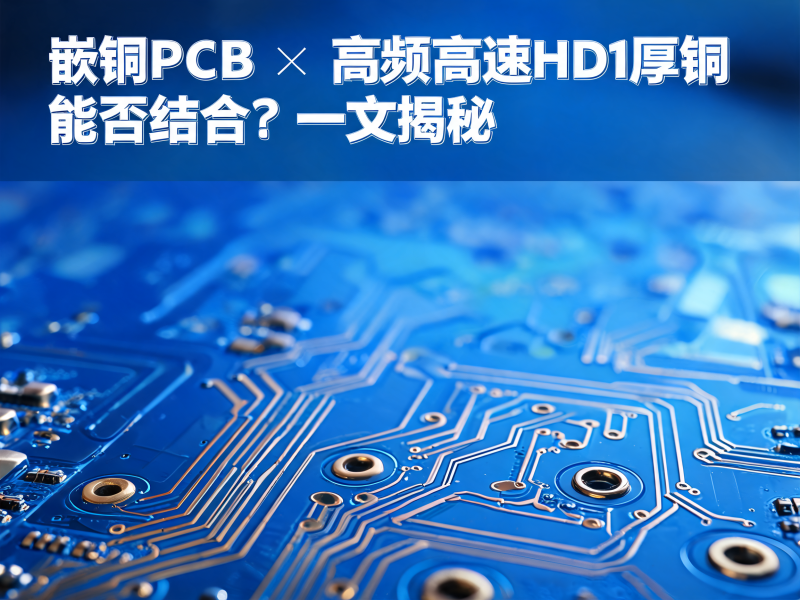 嵌铜 PCB 能否结合高频高速 HDI 厚铜工艺？