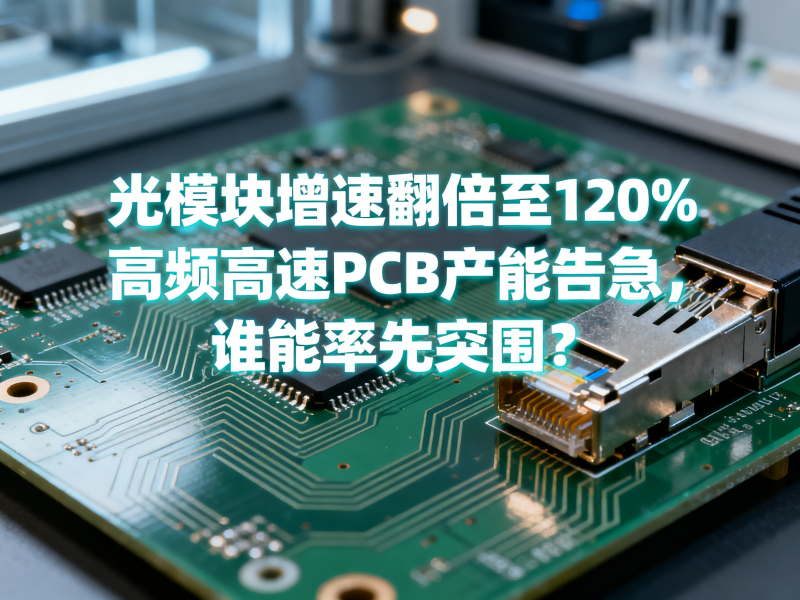 光模块增速翻倍至 120%：高频高速 PCB 产能告急，谁能率先突围？