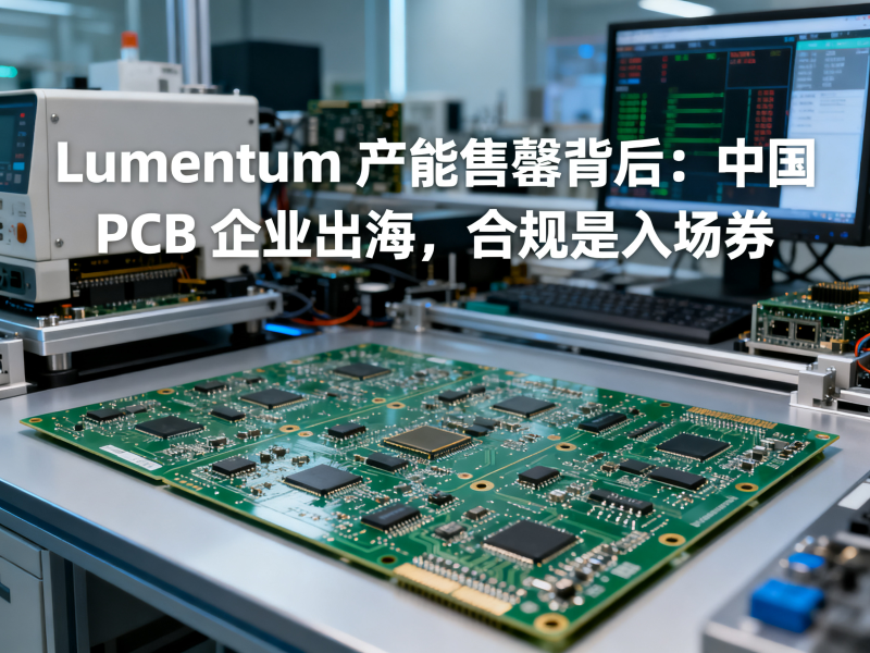 Lumentum 产能售罄背后：中国 PCB 企业出海，合规是入场券