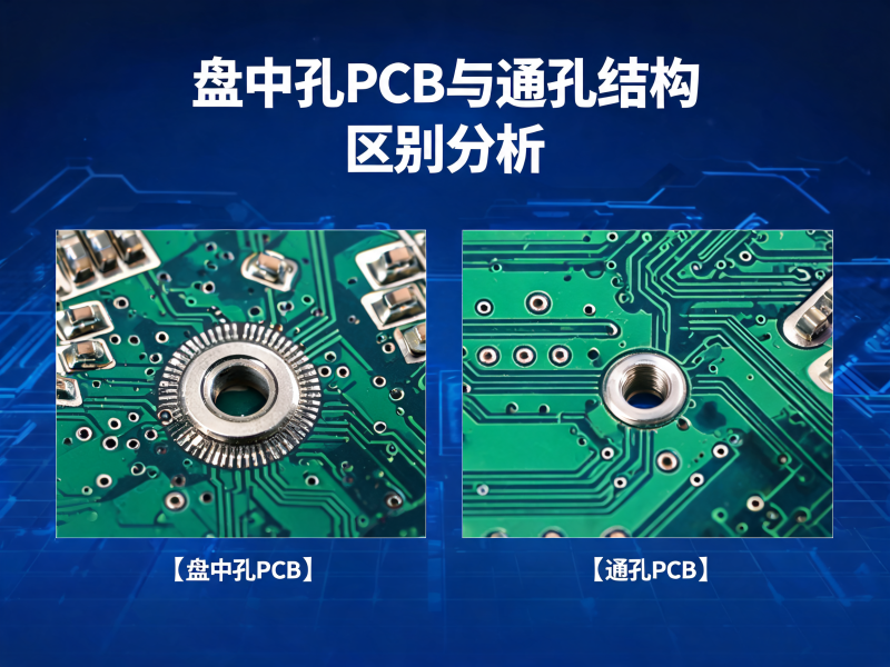 盘中孔 PCB 与通孔结构区别分析