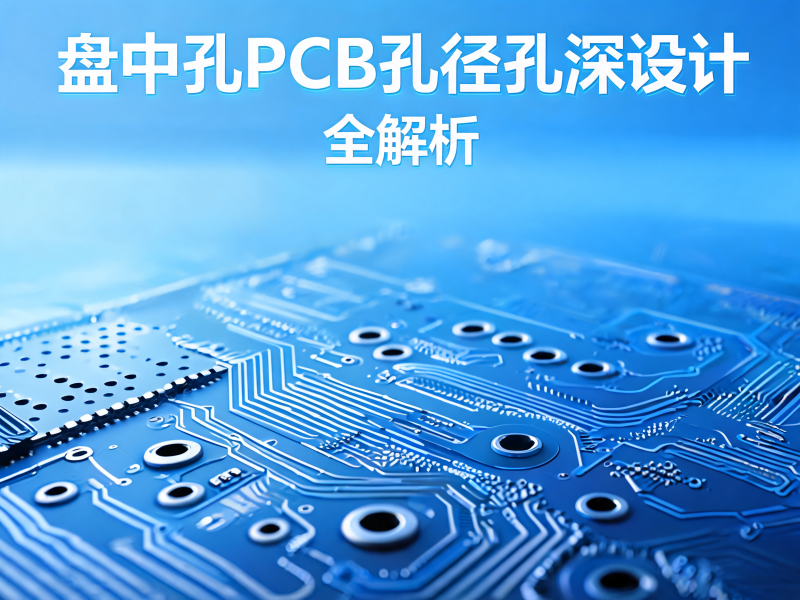 盘中孔PCB孔径和孔深一般怎么设计?