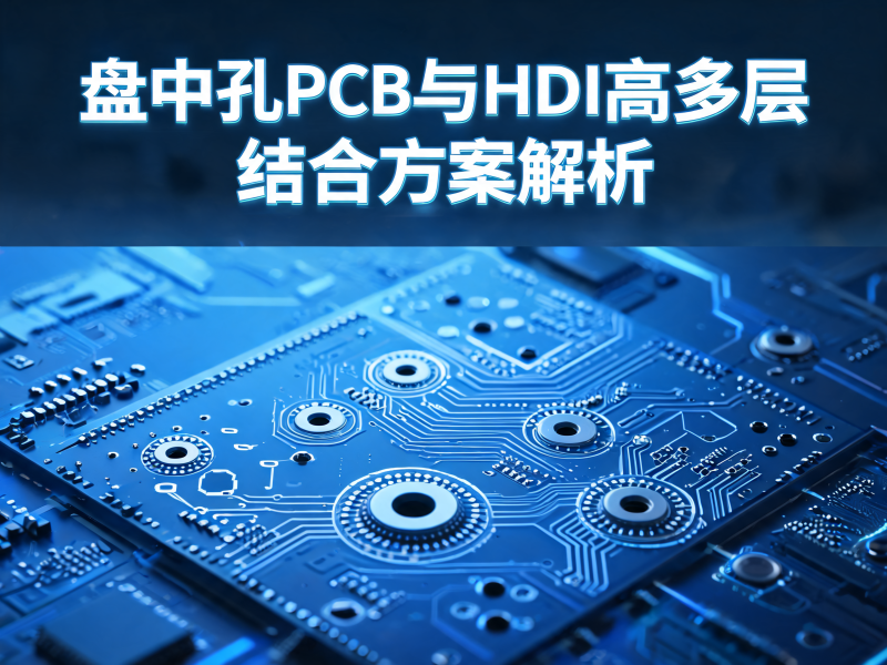 盘中孔PCB如何与HDI或高多层结构结合？