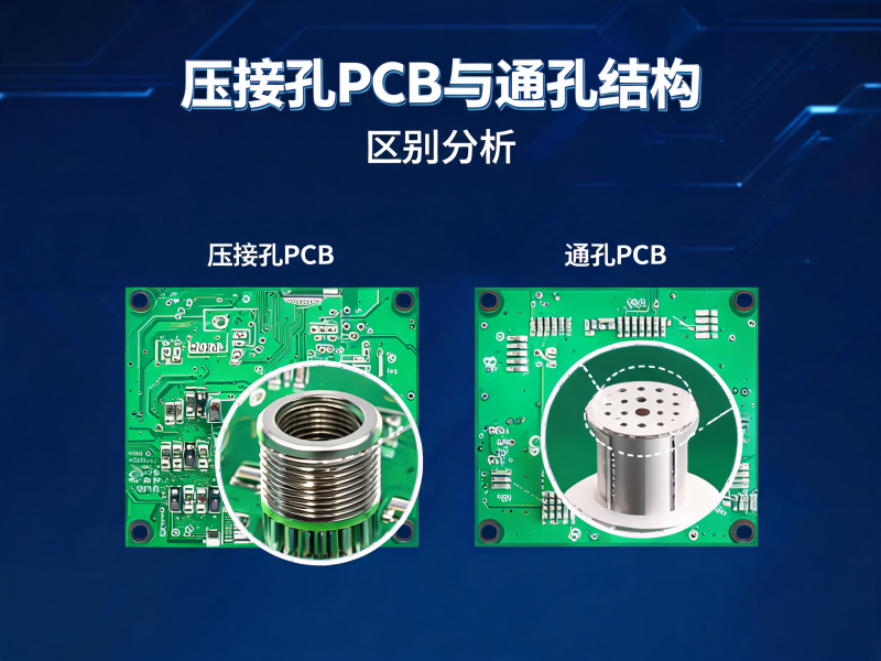 压接孔 PCB 与通孔结构区别分析