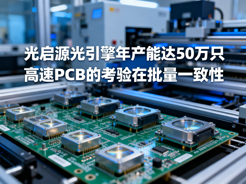 光启源光引擎年产能达50万只：高速PCB的考验在批量一致性