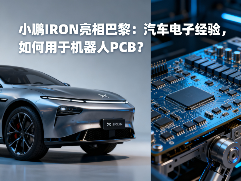 小鹏IRON亮相巴黎：汽车电子经验，如何用于机器人PCB？
