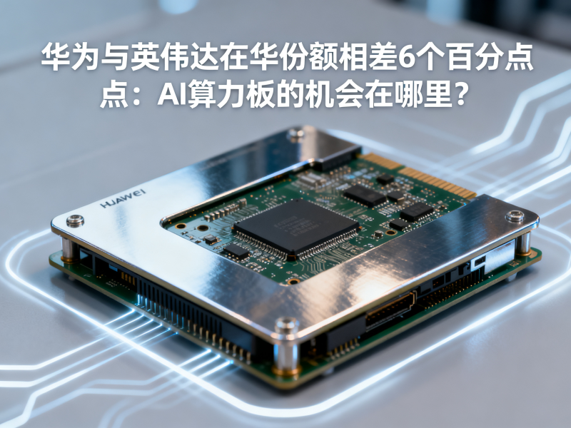 华为与英伟达在华份额相差6个百分点：AI算力板的机会在哪里？