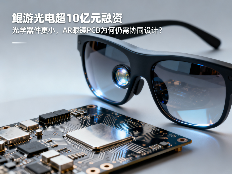 鲲游光电超10亿元融资：光学器件更小，AR眼镜PCB为何仍需协同设计？