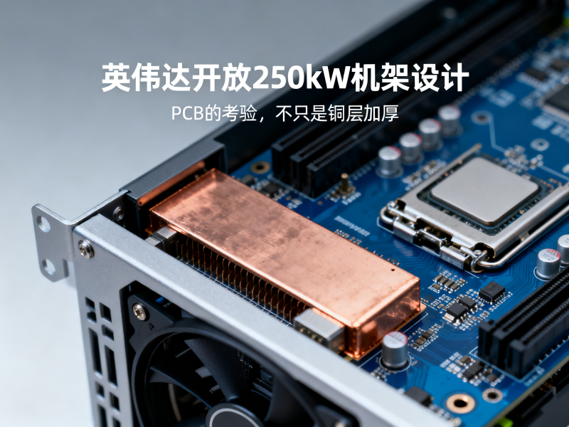 英伟达开放250kW机架设计：PCB的考验，不只是铜层加厚