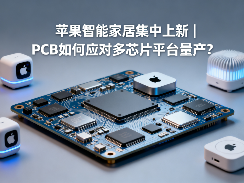 苹果智能家居集中上新，PCB如何应对不同芯片平台的量产要求？
