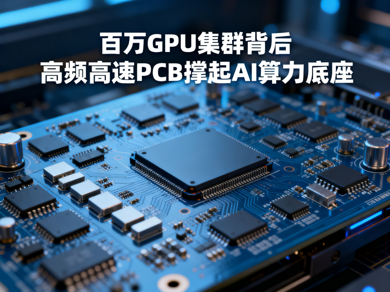 百万GPU集群背后：高频高速PCB如何撑起AI算力底座？