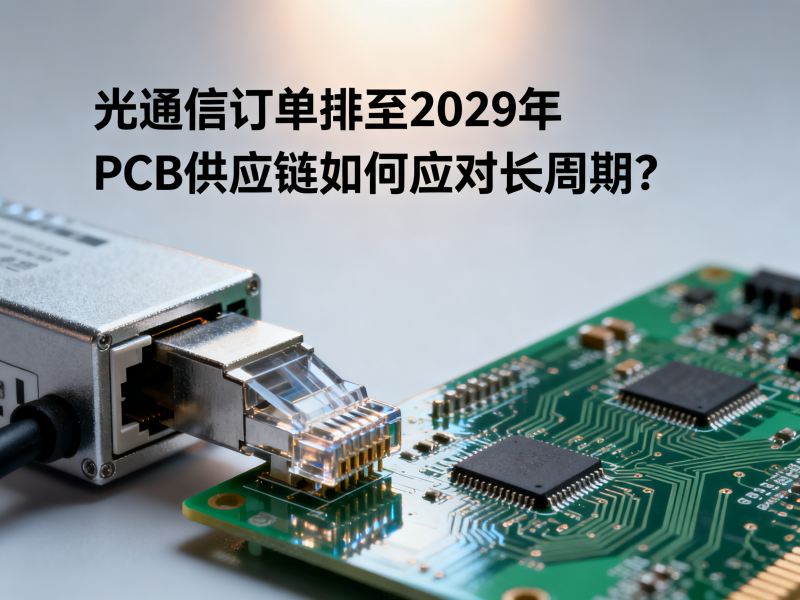 光通信订单排到2029年，PCB供应链如何跟上长周期节奏？