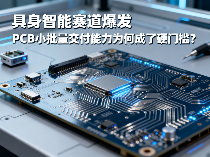 具身智能赛道爆发，PCB小批量交付能力为何成了硬门槛？