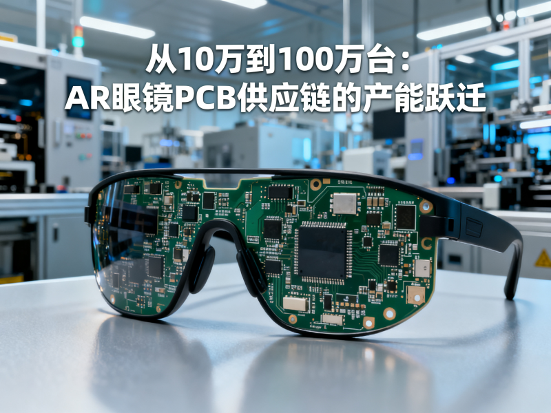 从10万到100万台：AR眼镜PCB供应链的产能跃迁