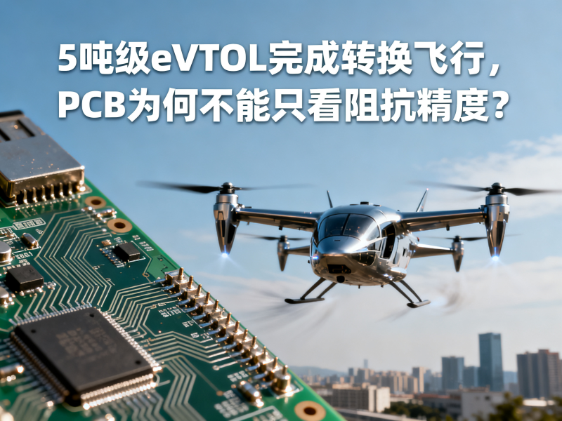 5吨级eVTOL完成转换飞行，PCB为何不能只看阻抗精度？