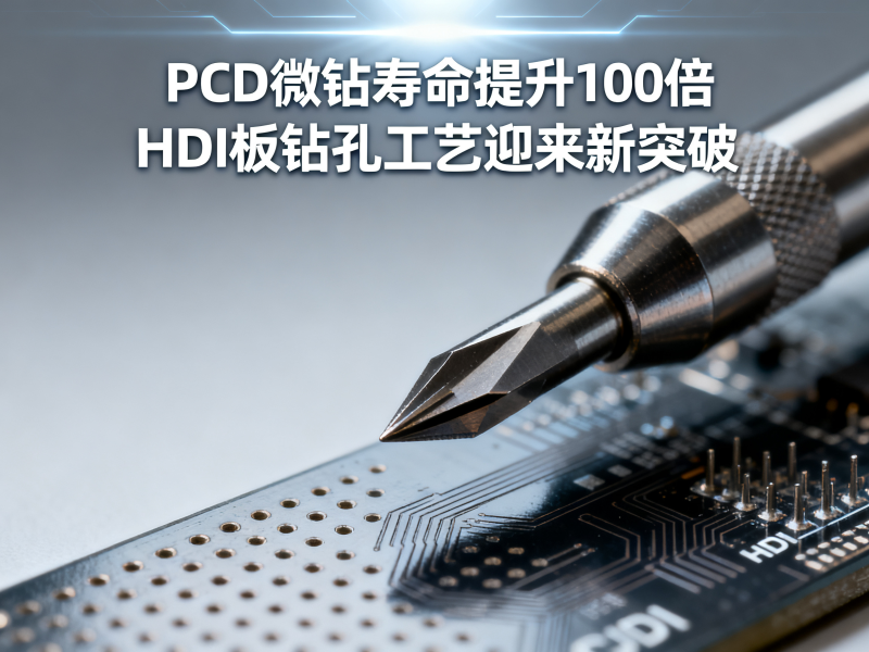 PCD微钻寿命提升100倍：HDI板钻孔工艺迎来新突破