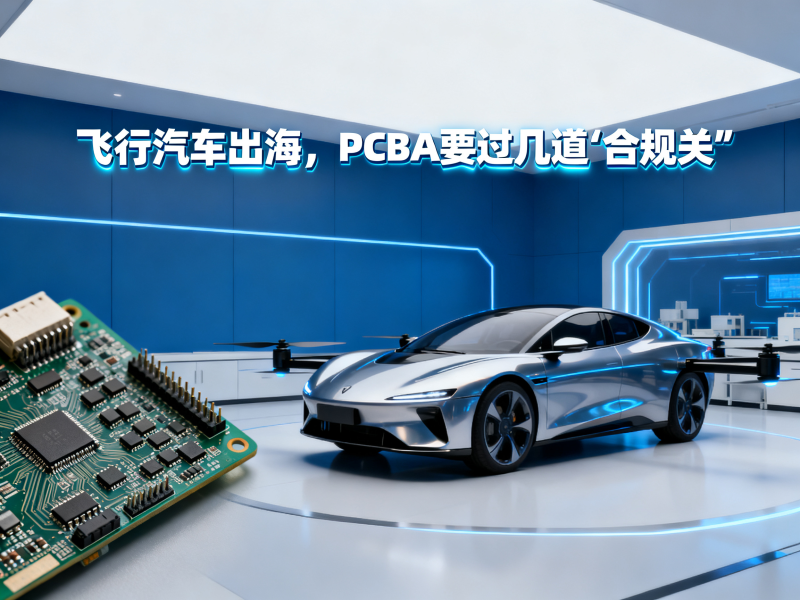 飞行汽车出海，PCBA要过几道