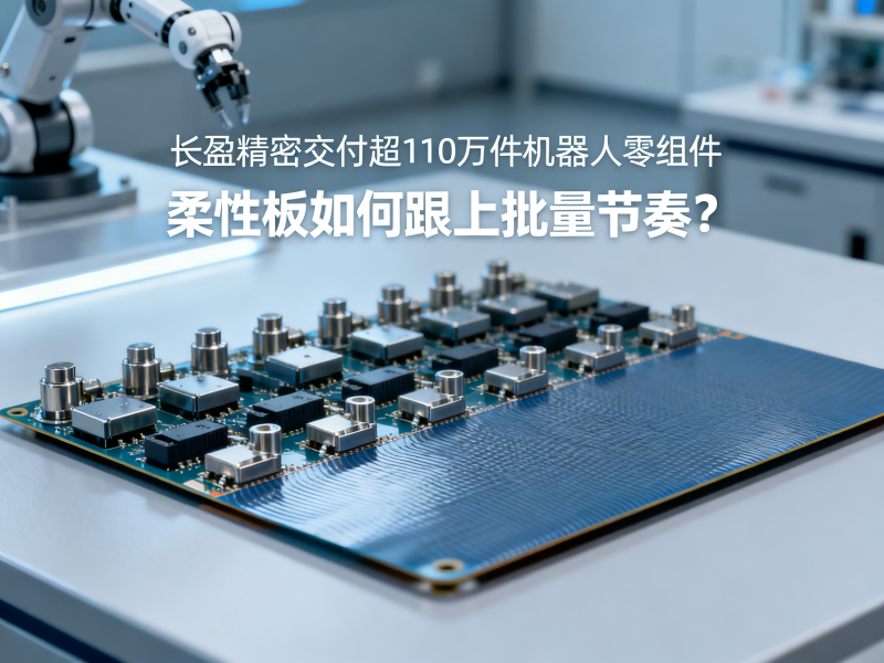 长盈精密交付超110万件机器人零组件，柔性板如何跟上批量节奏？