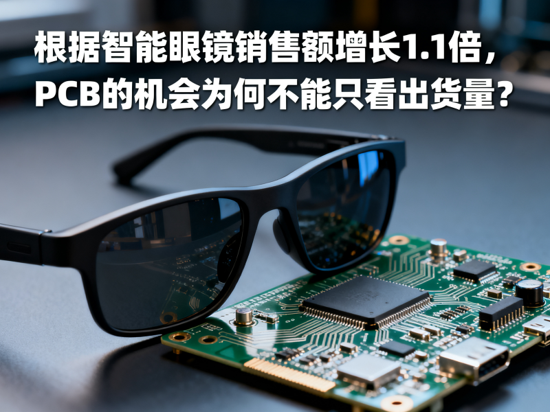智能眼镜销售额增长1.1倍，PCB的机会为何不能只看出货量？