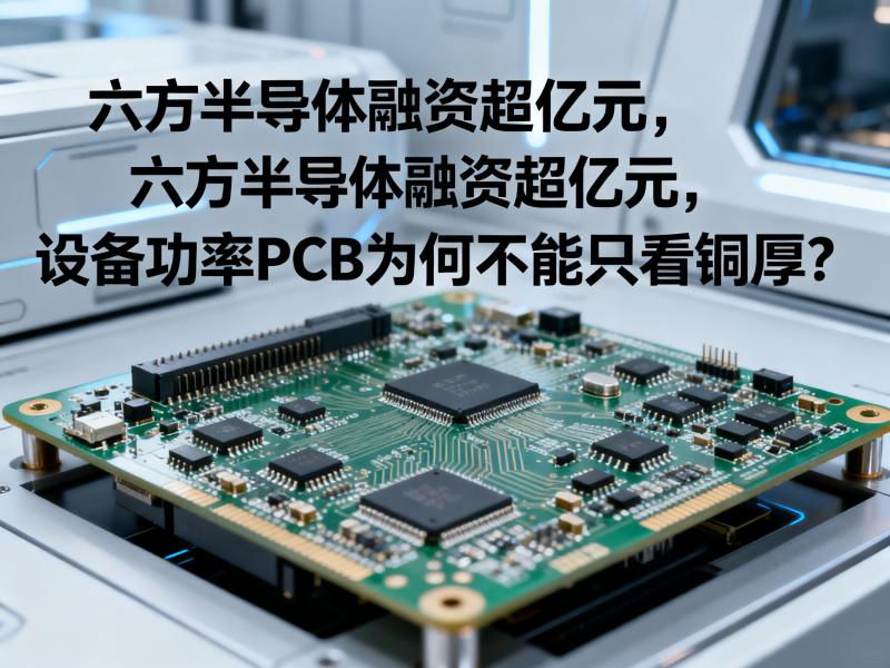 六方半导体融资超亿元，设备功率PCB为何不能只看铜厚？