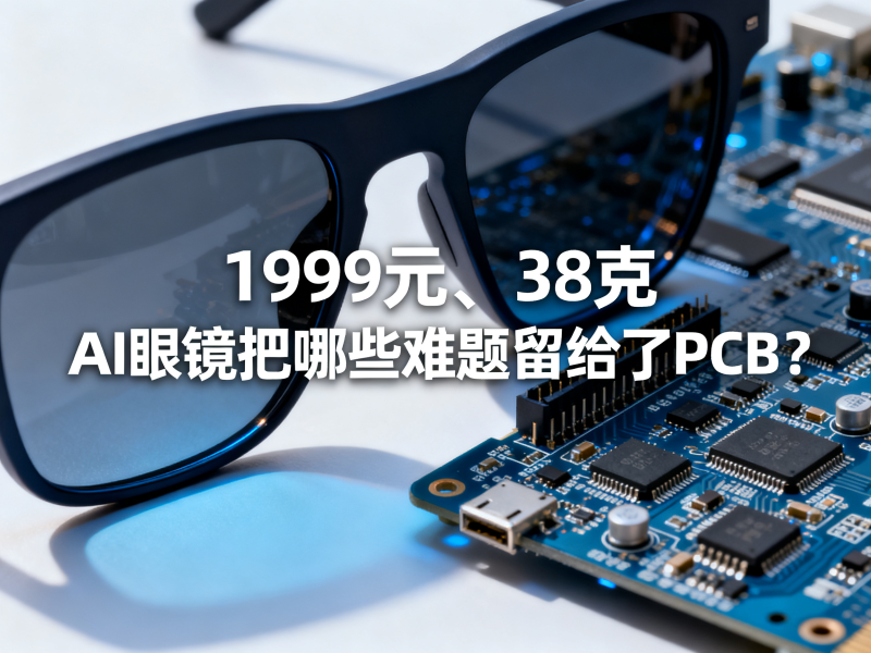1999元、38克：AI眼镜把哪些难题留给了PCB？