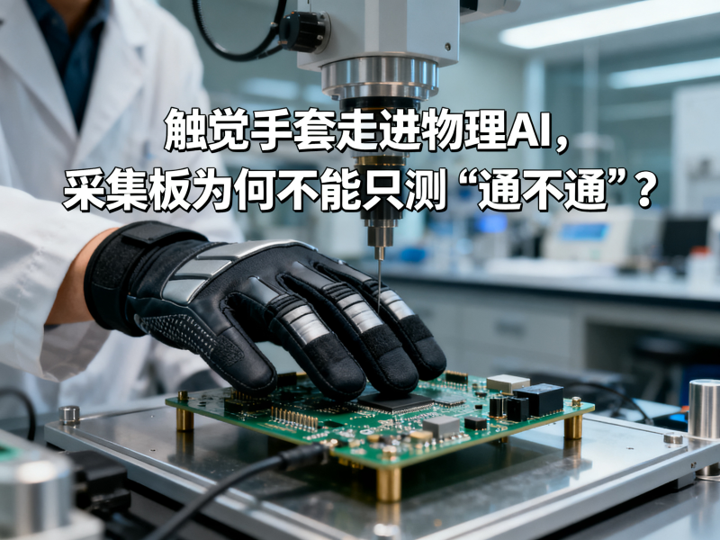 触觉手套走进物理AI，采集板为何不能只测“通不通”？