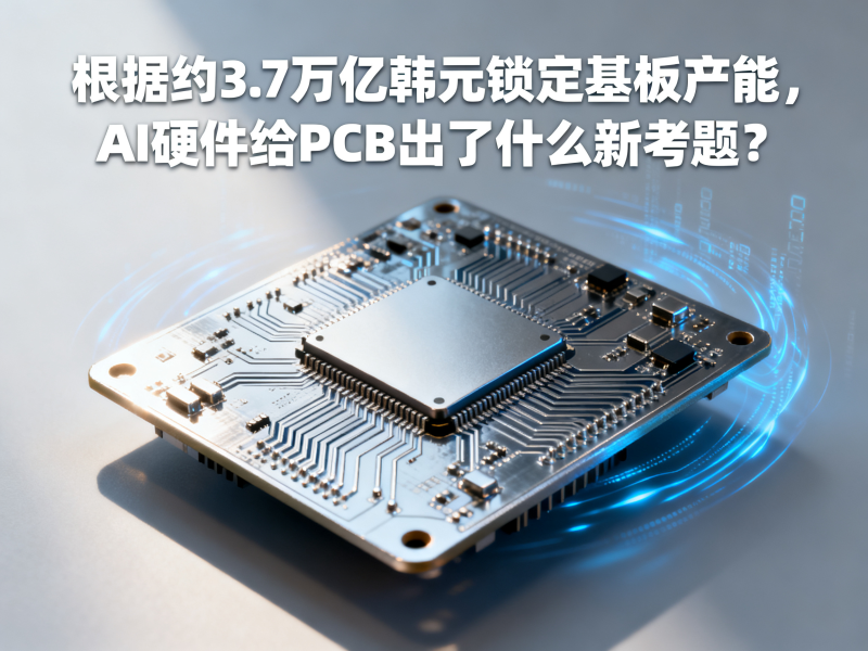 约3.7万亿韩元锁定基板产能，AI硬件给PCB出了什么新考题？