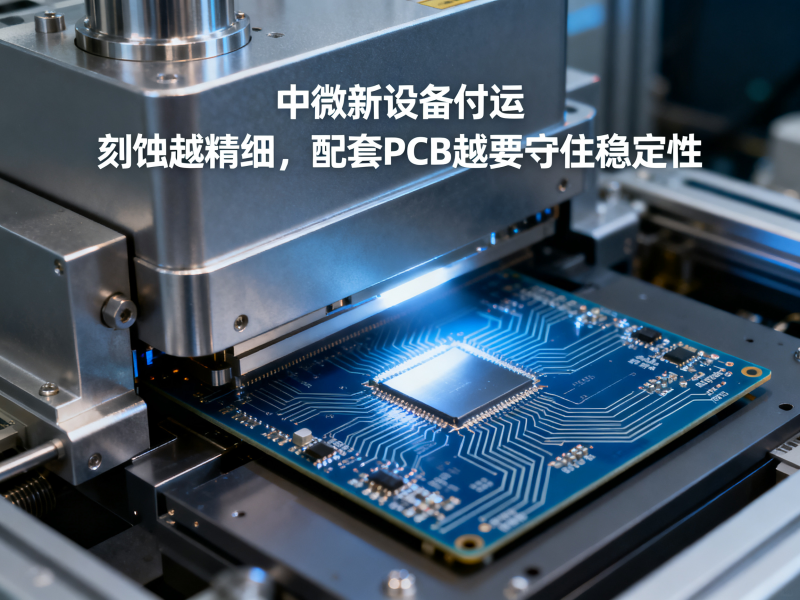 中微新设备付运：刻蚀越精细，配套PCB越要守住稳定性