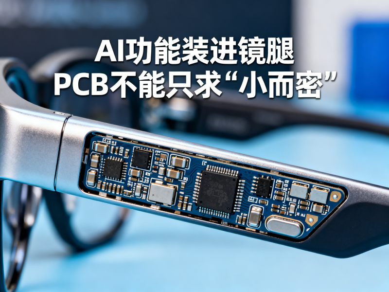 AI功能装进镜腿，PCB不能只求“小而密”