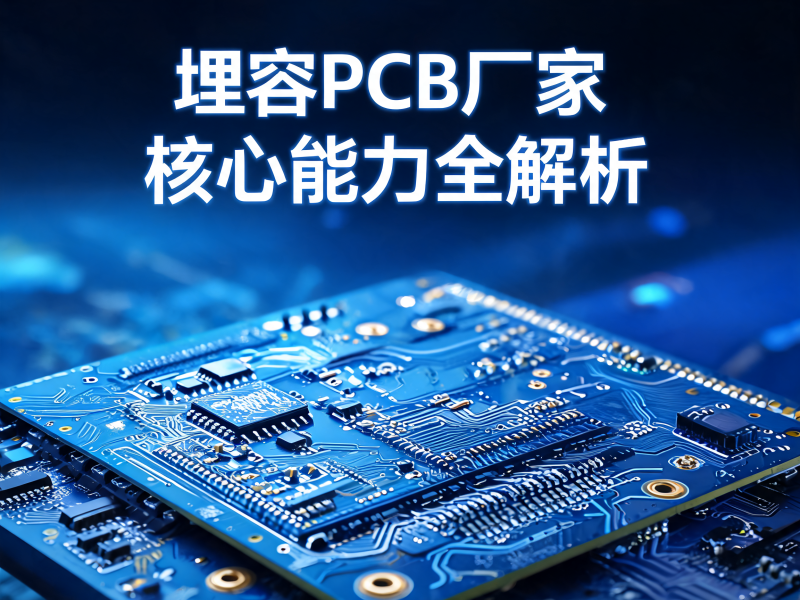 埋容PCB厂家需要具备哪些能力?
