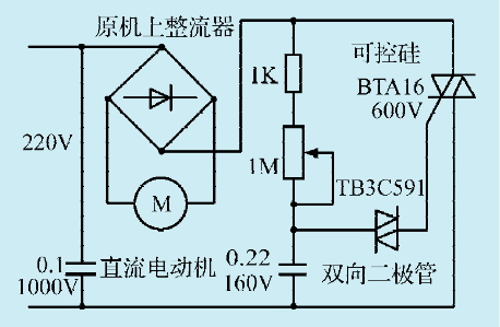 简单12V调速器电路图图片