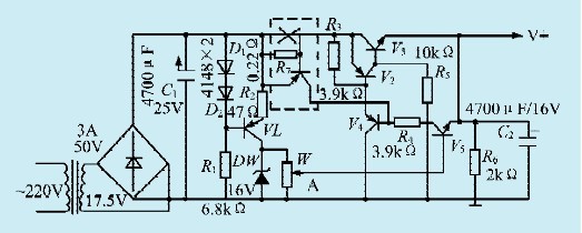 一款直流稳压调压电路