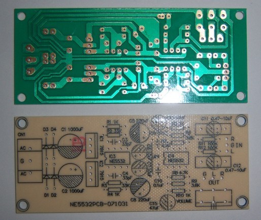 功放pcb 生产批发功放板pcb 深圳捷多邦专业绘制功放板电路