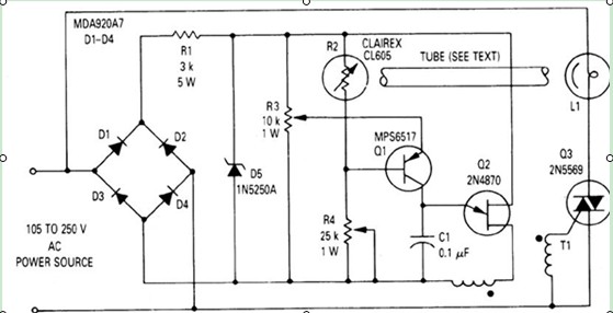 投影灯稳压器电路图