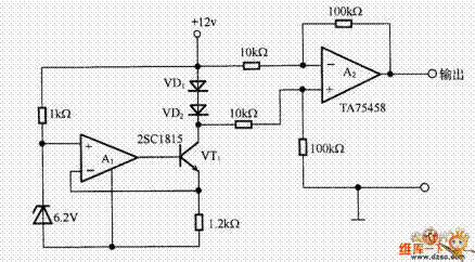 一款温度传感器应用型电路及工作原理剖析