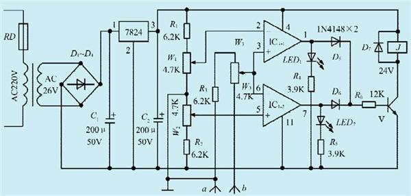 适用于压降机及其他电机的正反转超速控制电路工作原理