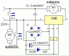 冰箱风冷同步控制器电路图