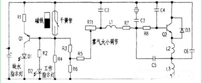 加湿器工作原理电路图