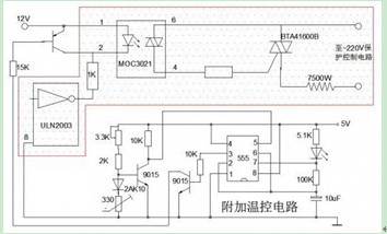 即热式热水器自动恒温实验电路图