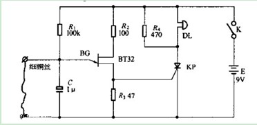 细丝报警电路图