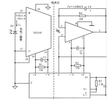 隔离放大器电路图