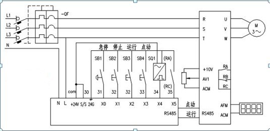 一款可以有效地抑制合闸过电压的变频器过电压的处理方法电路图