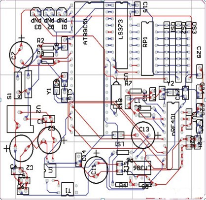 一款可以在治疗的时及时了解情况无线病房呼叫器主机键盘电路图