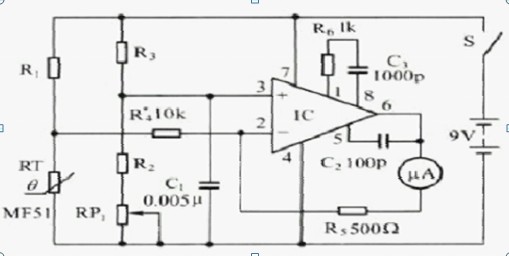 电子体温计电路图