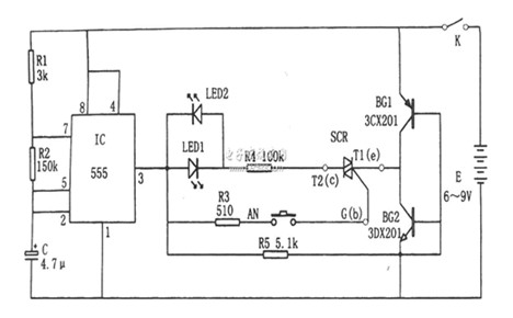 可控硅快速测试仪电路图