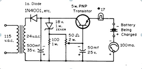 镍镉电池充电器电路图