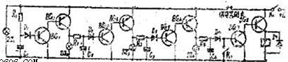 小功率顺序点燃灯电路图