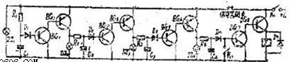 一款构成简单使用范围广泛的小功率顺序点燃灯电路图