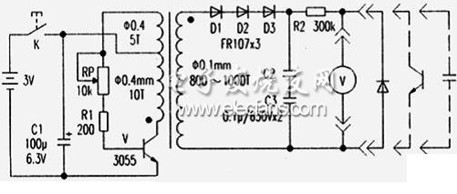 简易耐压测试器电路图